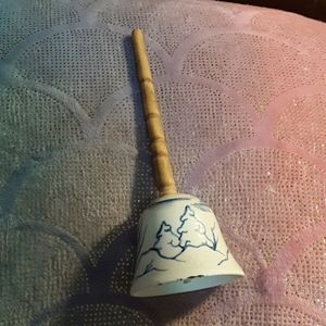 Handcrafted vintage ceremic bell